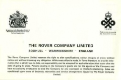 1971_Range_Rover_Technical_Details