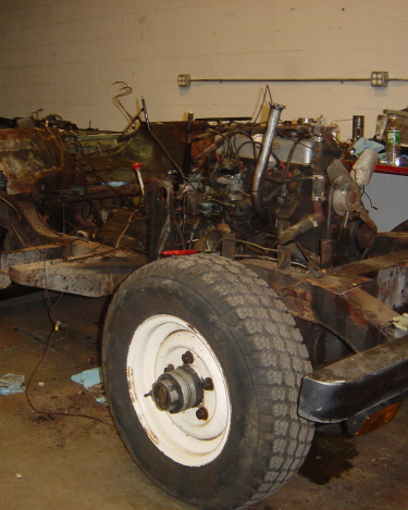 Land-Rover-Series-IIA-Day-6-Dash-wiring-Bulkhead-Removal-043