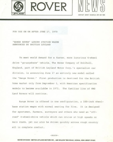 1971_Range_Rover_Press_Release_2