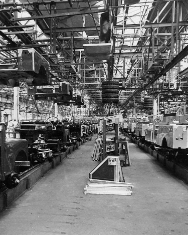 Land Rover Series 1 Production Lines at Solihull 1950s R-2306-7